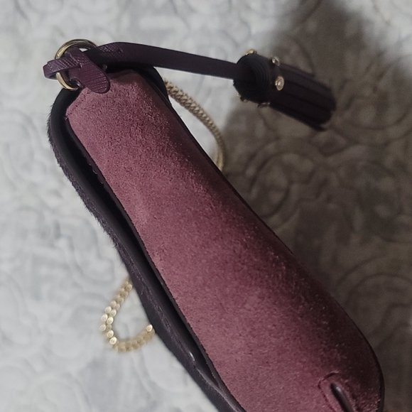 Kate spade  authentic wine plum shoulder purse - Picture 3 of 8